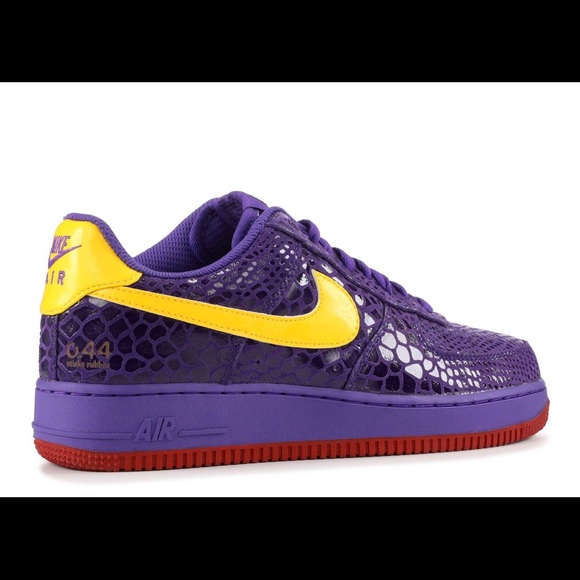 Nike Air Force 1 (AF1) Low Premium Eddie Cruz Purple Red Yellow Sz12 Snakeskin - Picture 11 of 16
